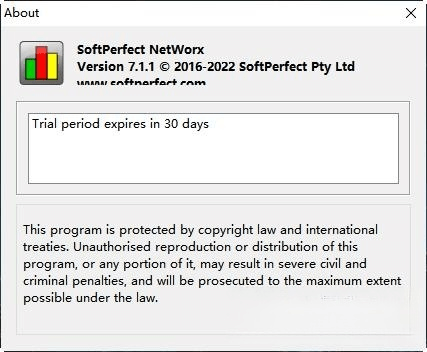 SoftPerfect NetWorx(网络测速工具)电脑版 V7.1.1 英文版