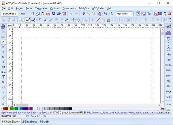 ChemSketch(专业化学绘图软件)电脑版 V2021.2.1 官方版
