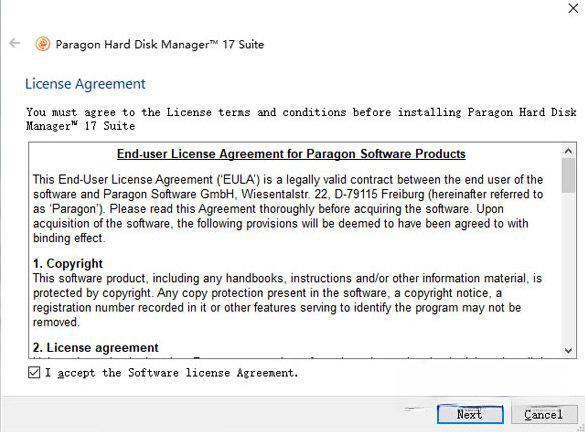 Paragon Hard Disk Manager电脑版 V17.20.0.5748 汉化破解版