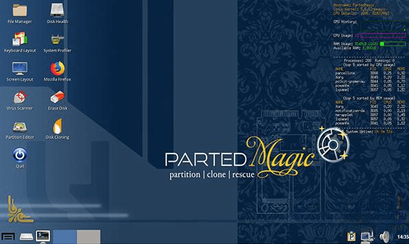 Parted Magic(磁盘工具箱)电脑版 V2019.01.03 免费版