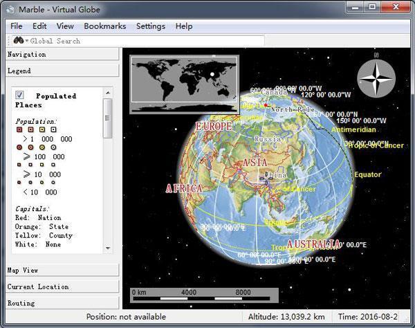 电子地球仪Marble电脑版 2.2 中文版