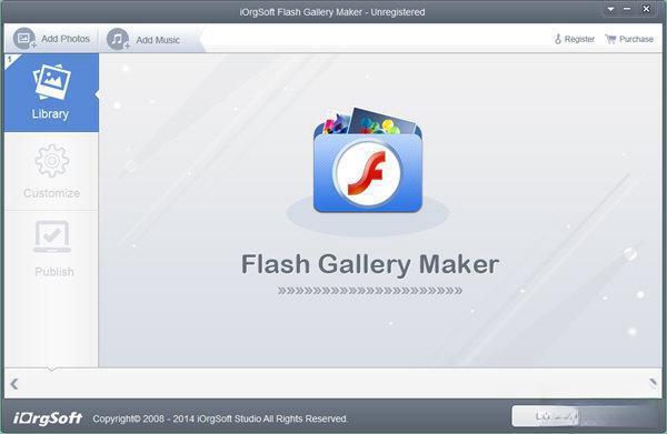 Orgsoft Flash Gallery Maker(flash幻灯片制作软件) 电脑版1.0.1 官方版