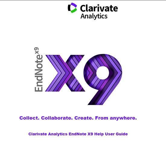 EndNote X9电脑版 19.1.0.12691 官方版