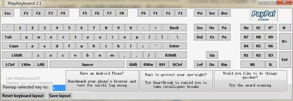 MapKeyboard(键盘键位修改软件)v2.1 绿色版