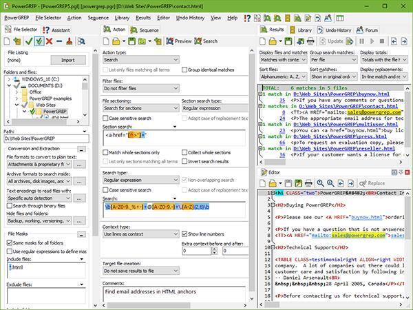 PowerGREP文件搜索编译工具v5.3.5 官方版
