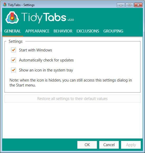 TidyTabs(桌面管理工具) v1.20.0