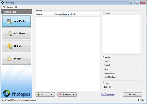 Photopus批量图像处理软件 v1.6官方版