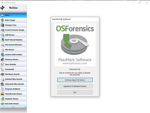 PassMark OSForensics(数据恢复工具) v11.0.1007.0官方版