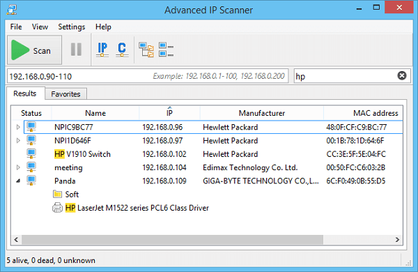 Advanced IP Scanner(高级ip扫描工具)v2.5.4594.1官方版