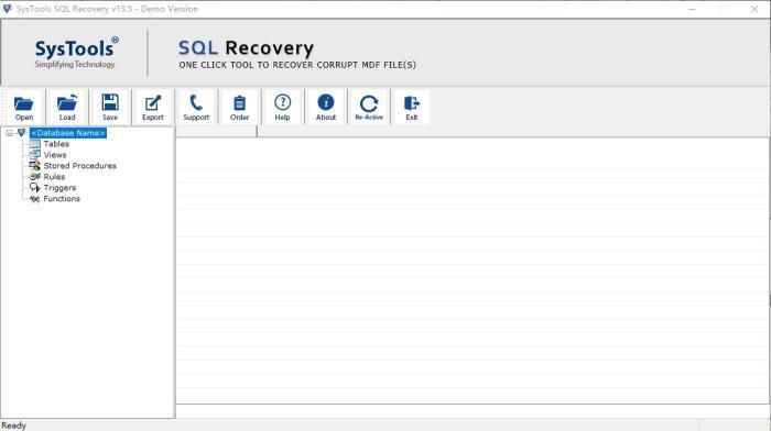 SysTools SQL Recovery(SQL数据库恢复工具)v13.5