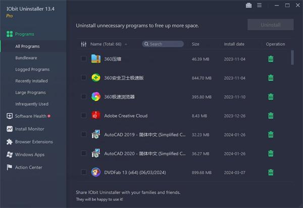 IObit Uninstaller Pro官方版v13.6.0.1专业版