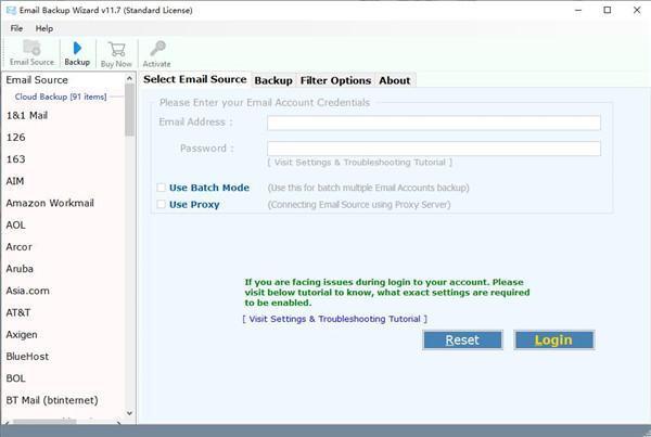 Email Backup Wizard(电子邮件备份软件)v15.2