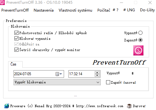 PreventTurnOff(防止电脑休眠工具)v3.36